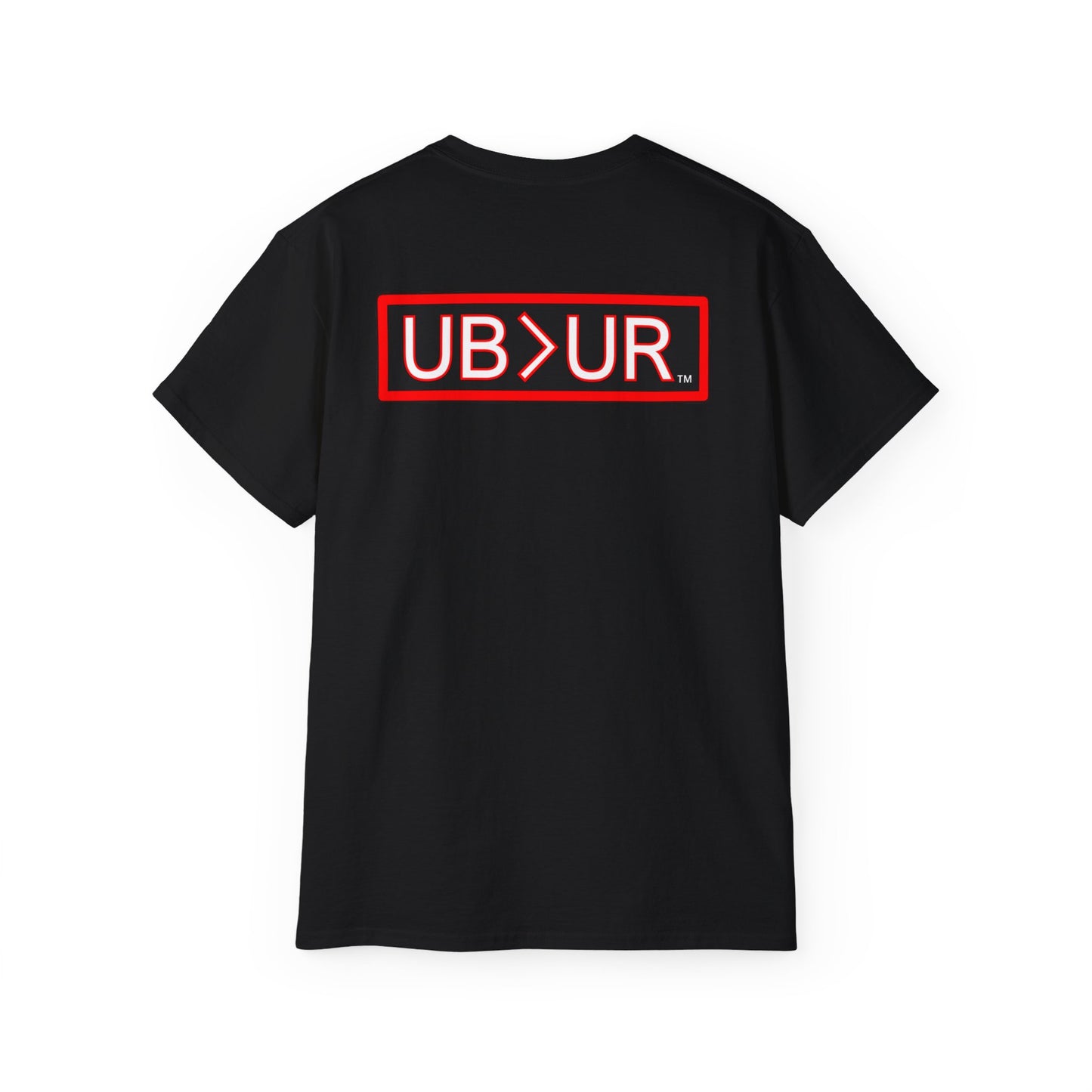 UNCOMMON Unisex Ultra Cotton T-shirt with UB>UR in the back.