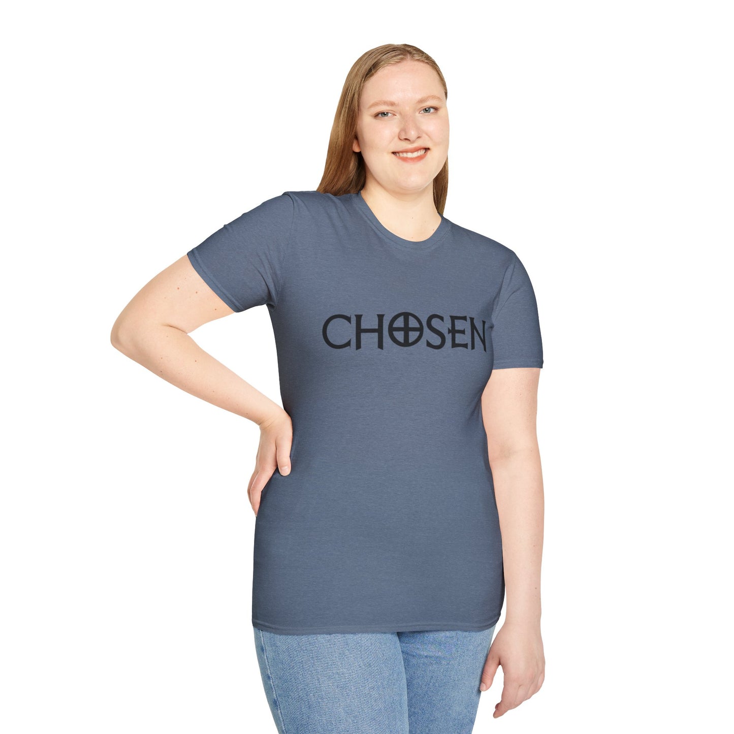CHOSEN Softstyle T-Shirt with UB>UR logo in the back.