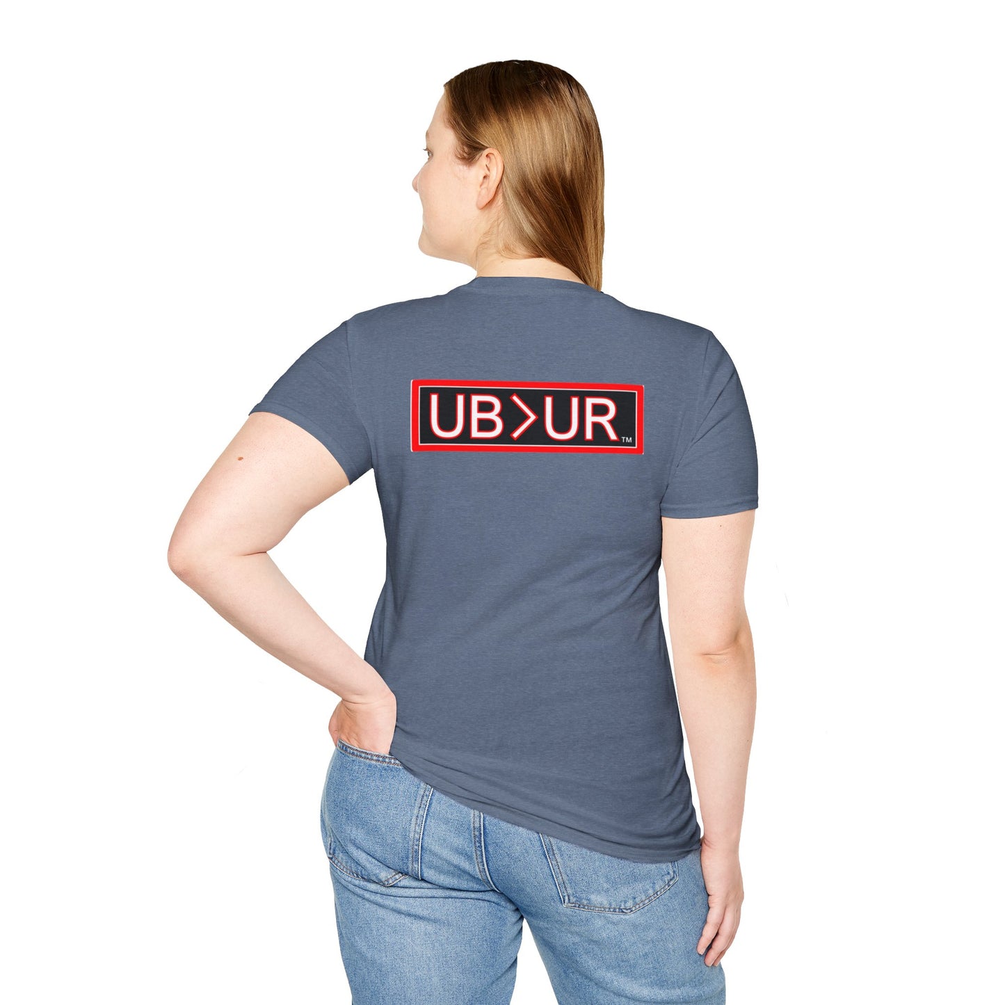 CHOSEN Softstyle T-Shirt with UB>UR logo in the back.