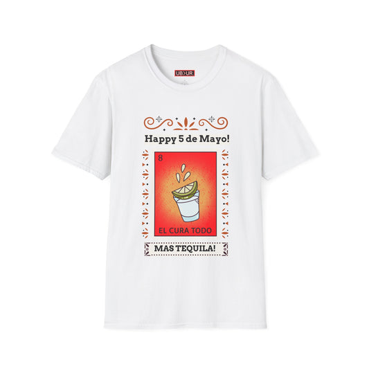 CINCO DE MAYO-MAS TEQUILA, Unisex Softstyle T-Shirt