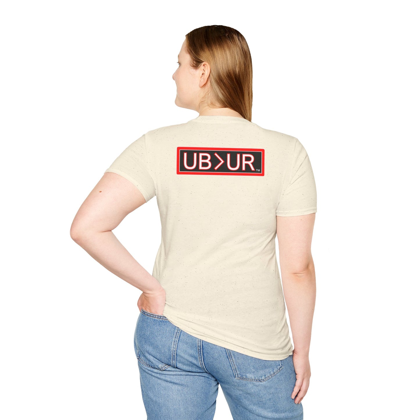 SUPERNATURAL-Unisex Softstyle T-Shirt-UB>UR on the back