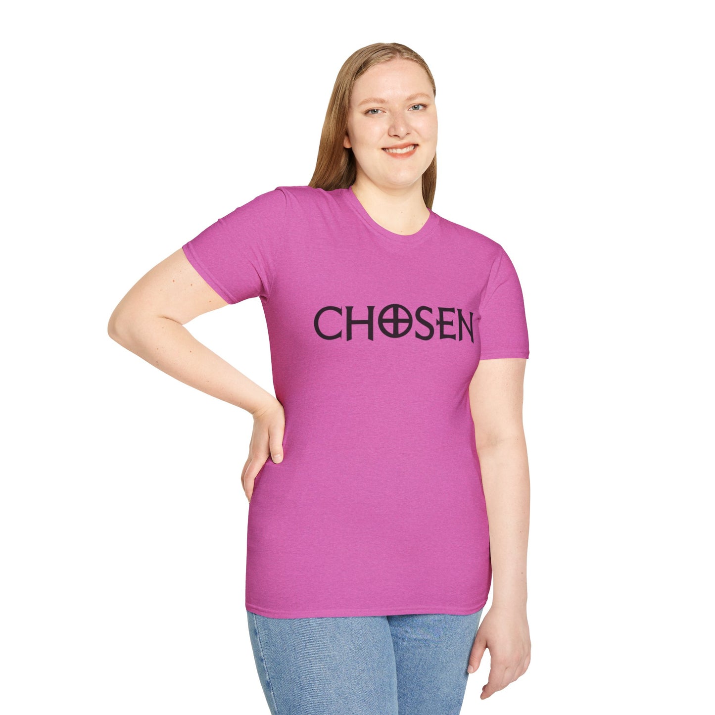 CHOSEN Softstyle T-Shirt with UB>UR logo in the back.