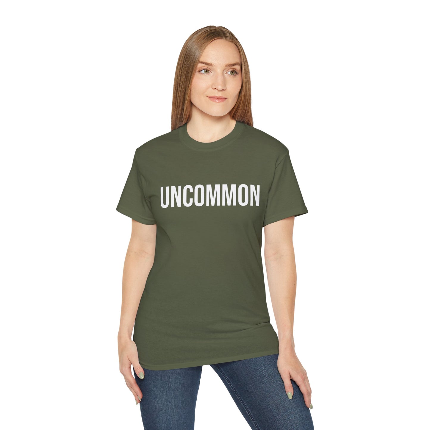 UNCOMMON Unisex Ultra Cotton T-shirt with UB>UR in the back.