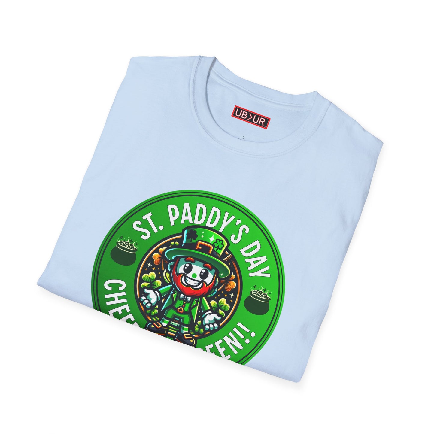 CHEERS TO GREEN-Unisex Softstyle T-Shirt
