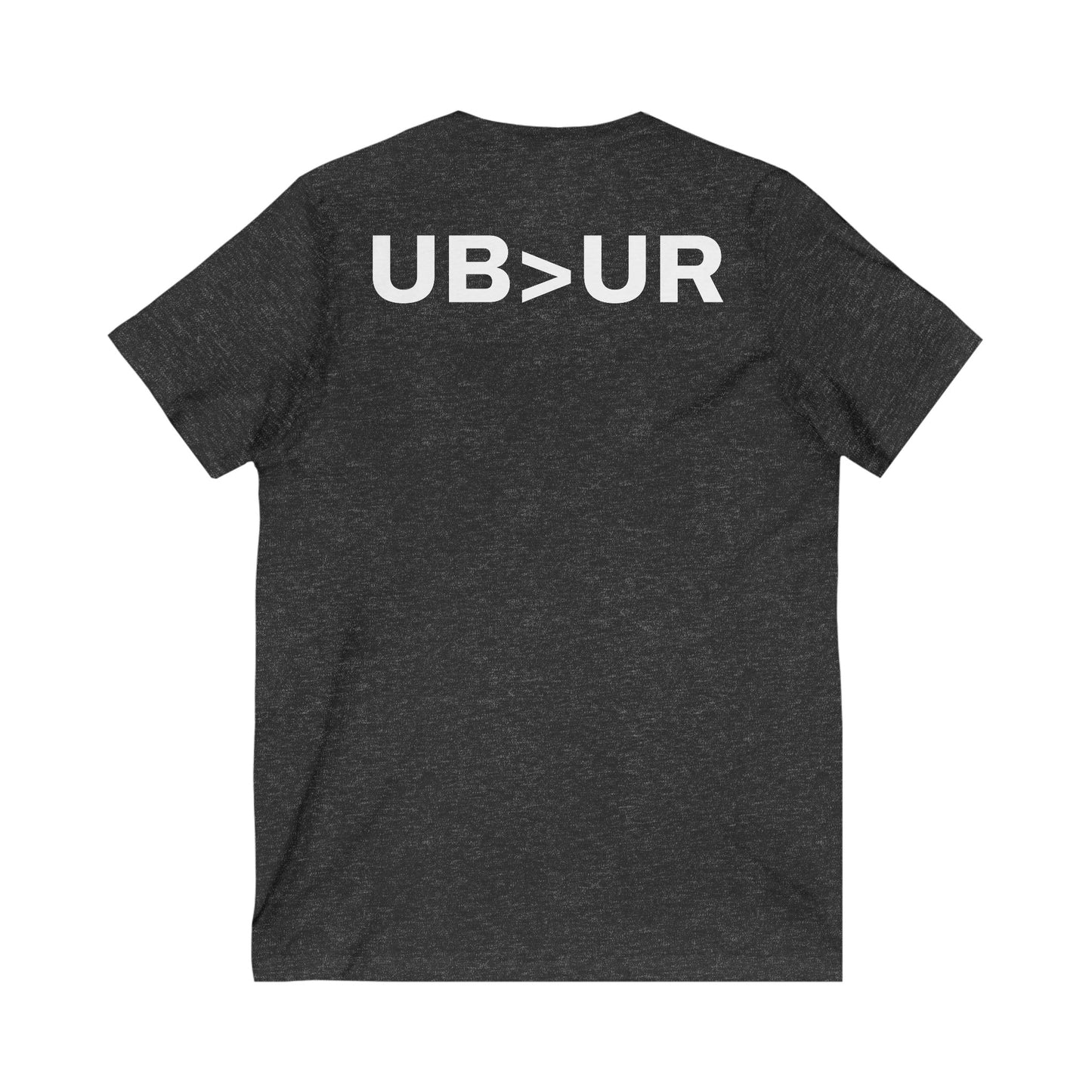 UB>UR-Unisex Jersey Short Sleeve V-Neck Tee