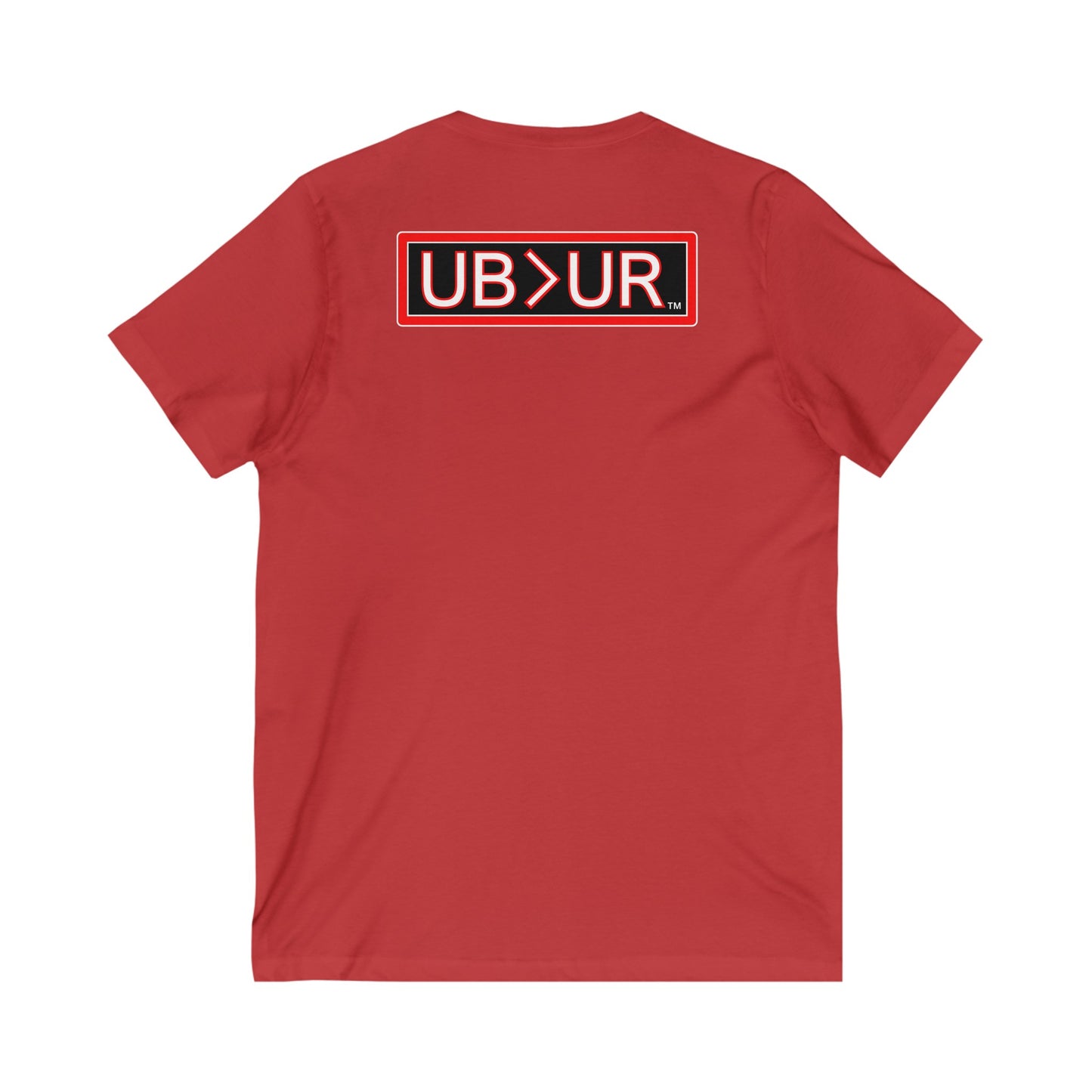 Unstoppable V-Neck-Unisex Jersey Short Sleeve Tee