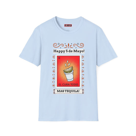 CINCO DE MAYO-MAS TEQUILA, Unisex Softstyle T-Shirt