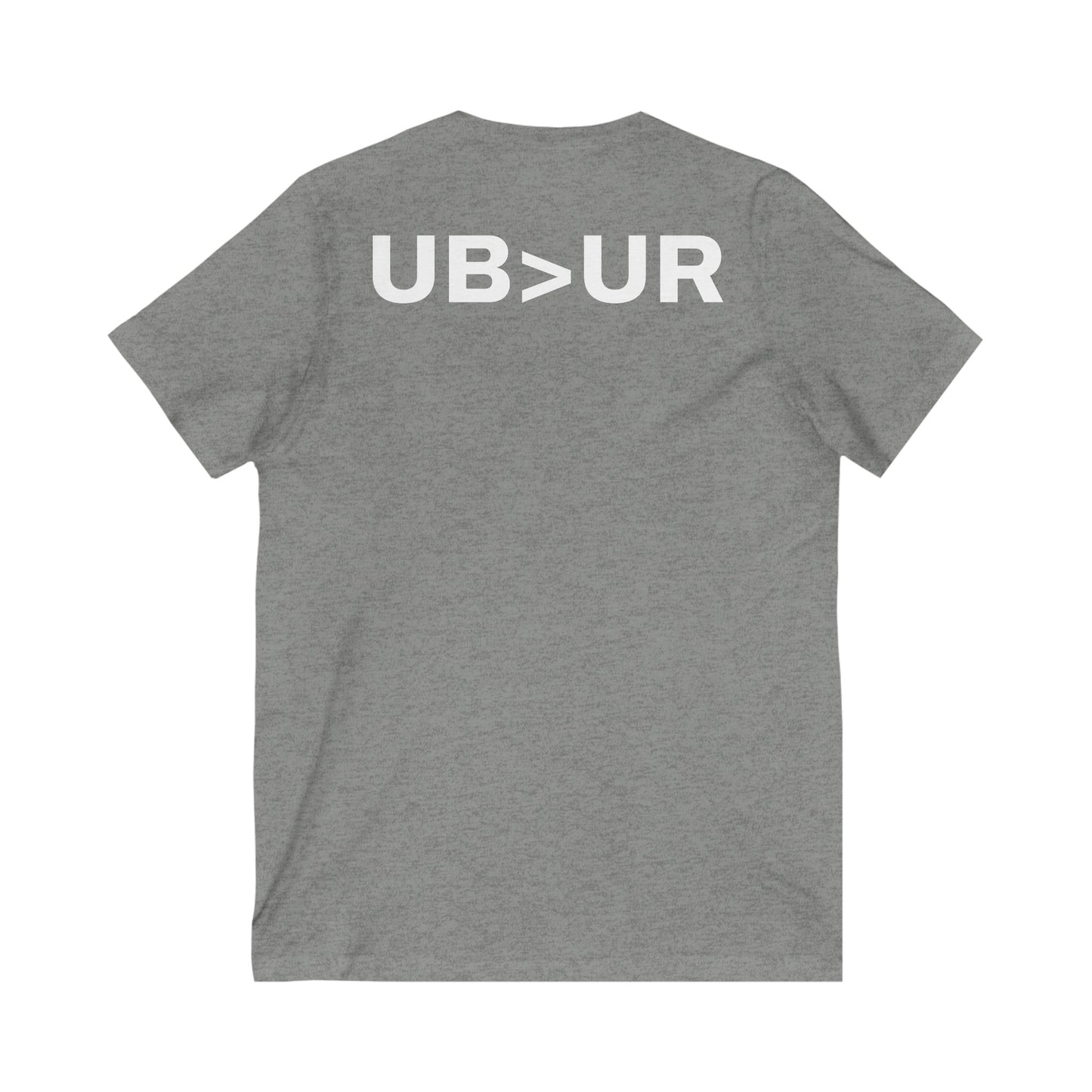 UB>UR-Unisex Jersey Short Sleeve V-Neck Tee