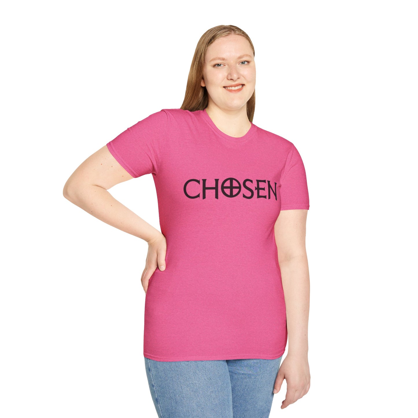 CHOSEN Softstyle T-Shirt with UB>UR logo in the back.