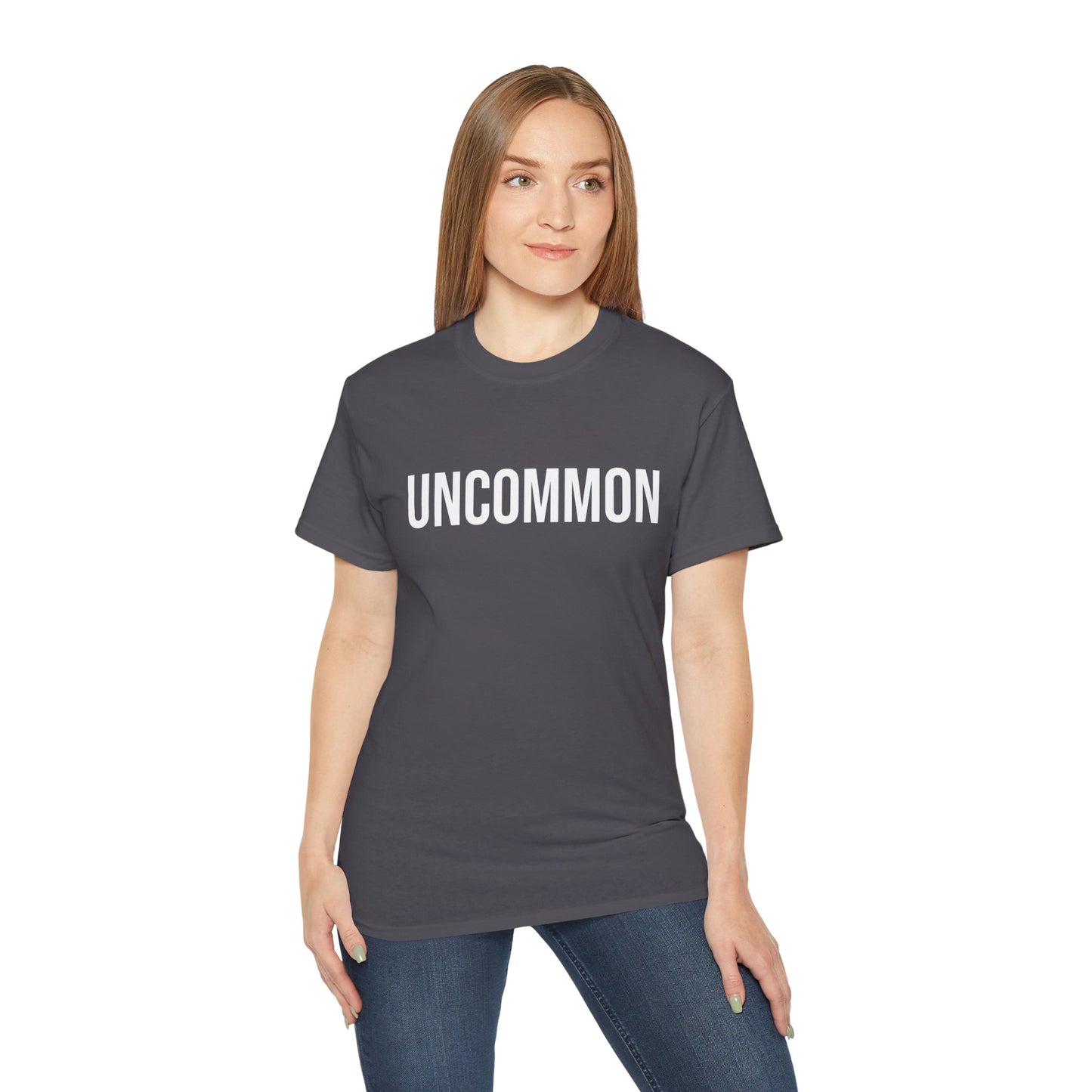 UNCOMMON Unisex Ultra Cotton T-shirt with UB>UR in the back.