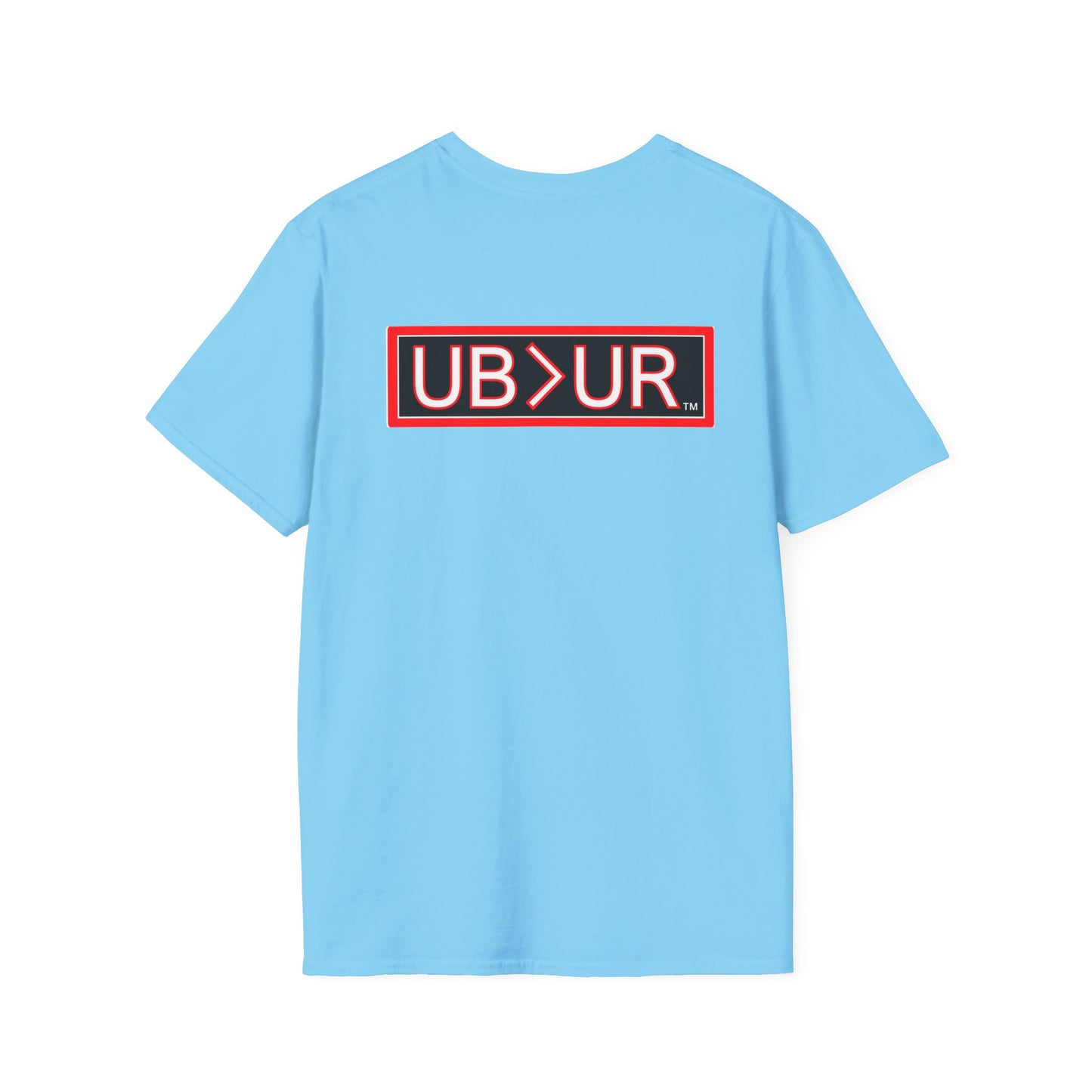 CHOSEN Softstyle T-Shirt with UB>UR logo in the back.