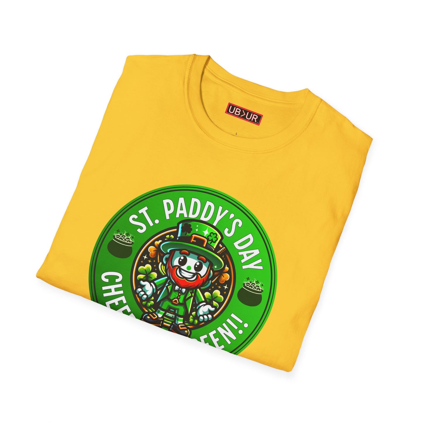 CHEERS TO GREEN-Unisex Softstyle T-Shirt