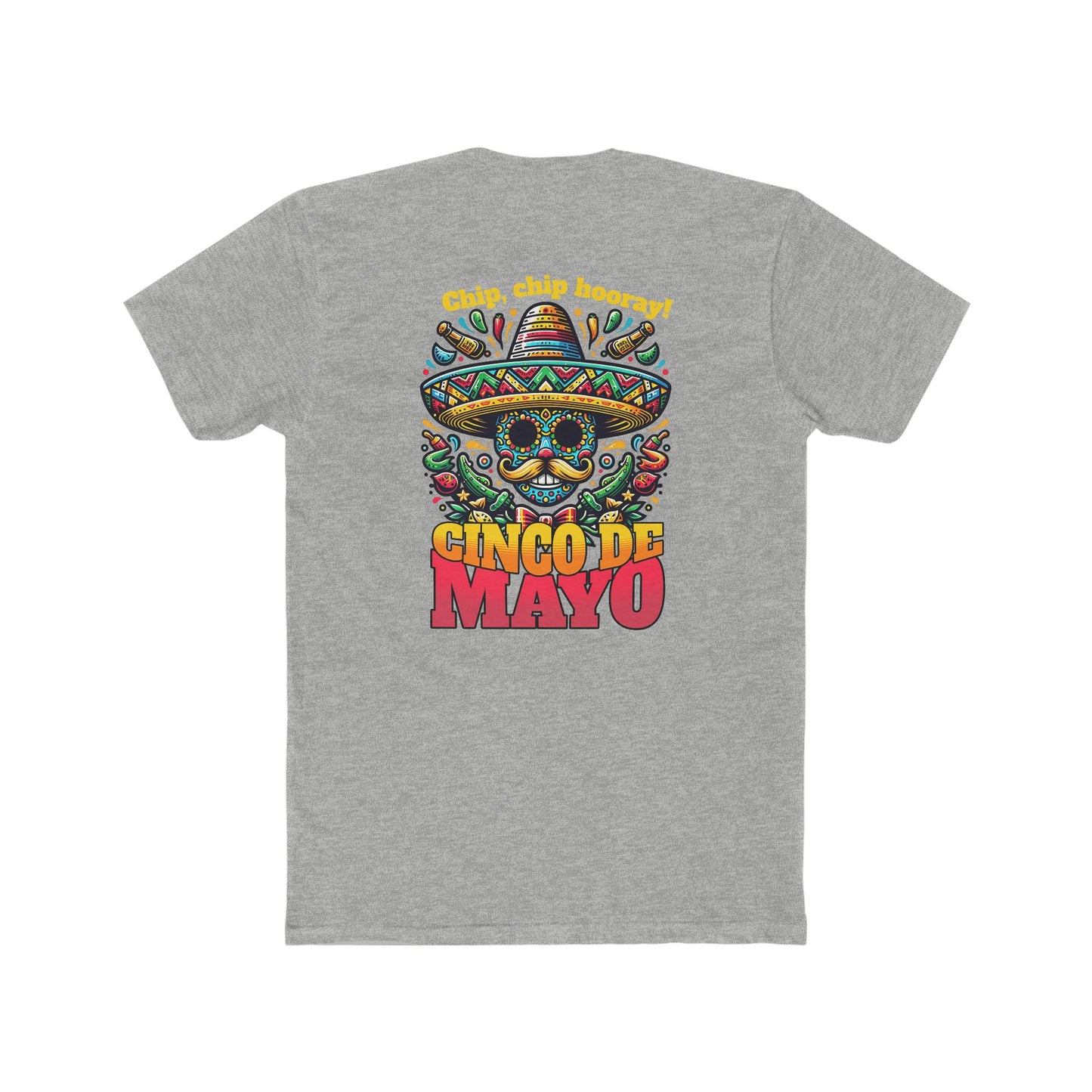 Chips, Chips, Hooray Cinco de Mayo-Men's Cotton Crew Tee
