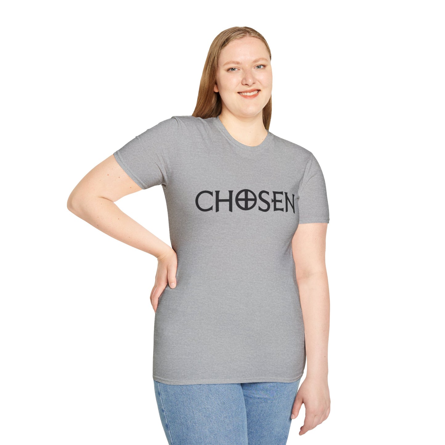CHOSEN Softstyle T-Shirt with UB>UR logo in the back.
