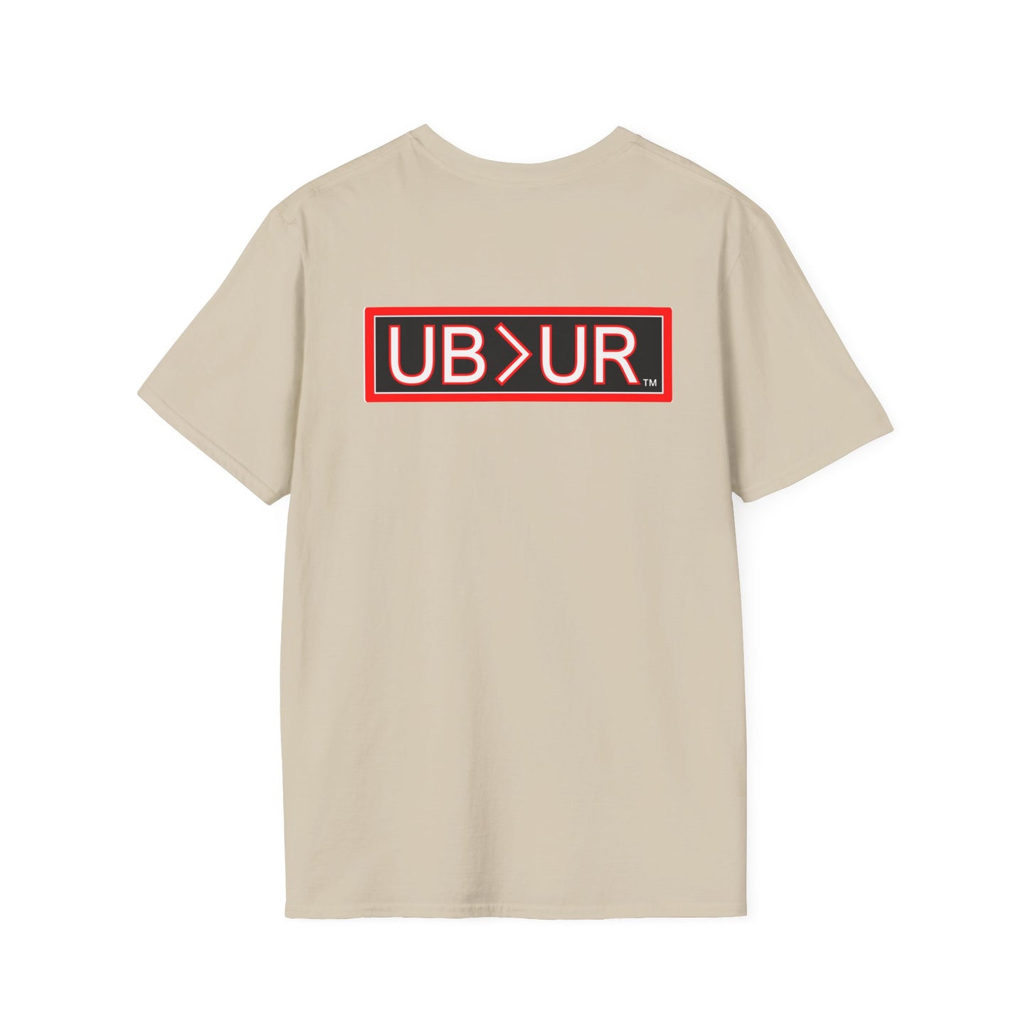 CHOSEN Softstyle T-Shirt with UB>UR logo in the back.