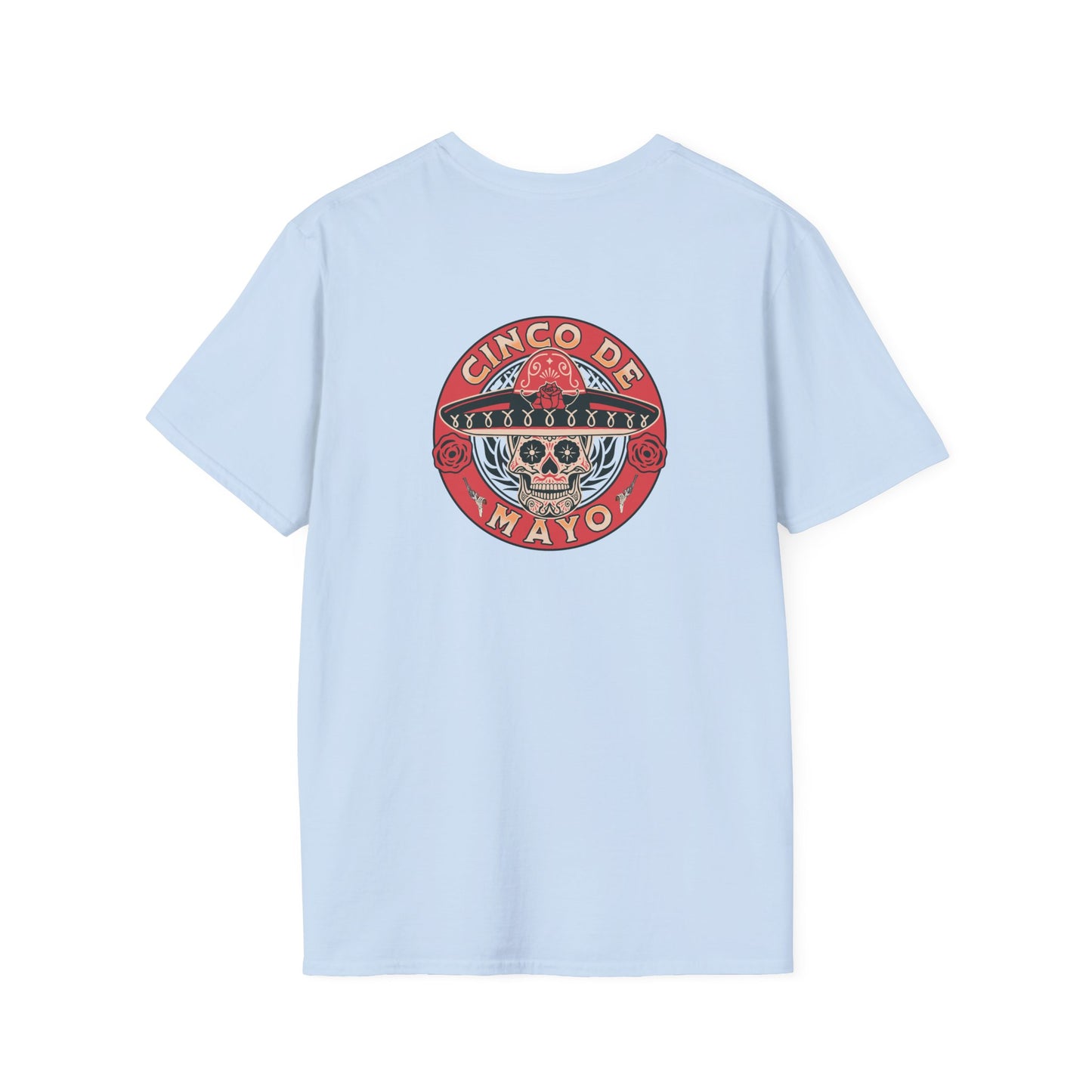 CINCO DE MAYO- SUGAR SKULL, Unisex Softstyle T-Shirt