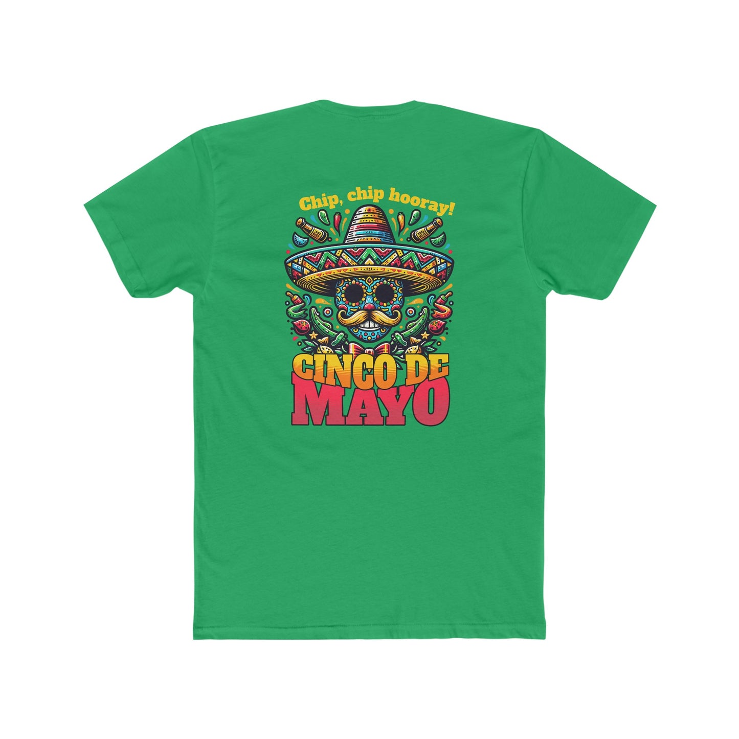 Chips, Chips, Hooray Cinco de Mayo-Men's Cotton Crew Tee