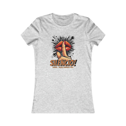 Heather Grey "Silencio!" Shirt