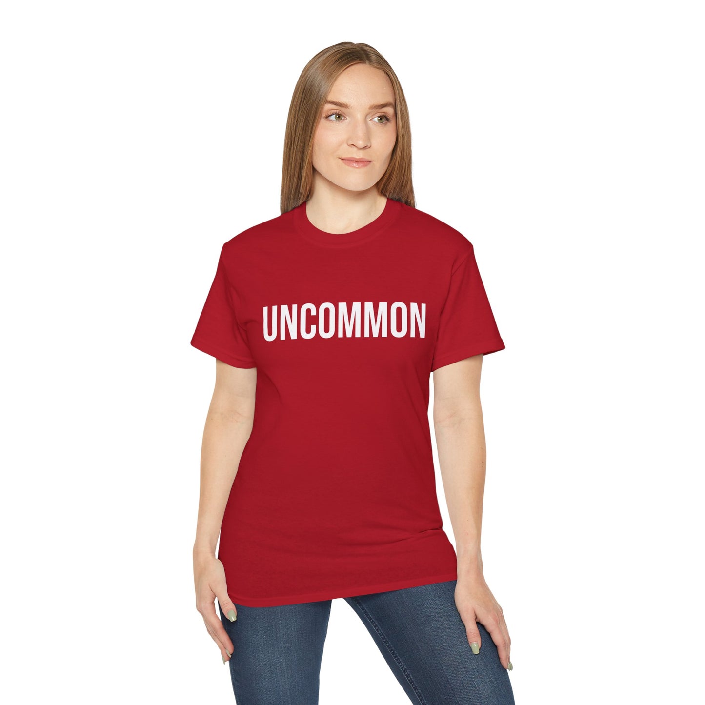 UNCOMMON Unisex Ultra Cotton T-shirt with UB>UR in the back.