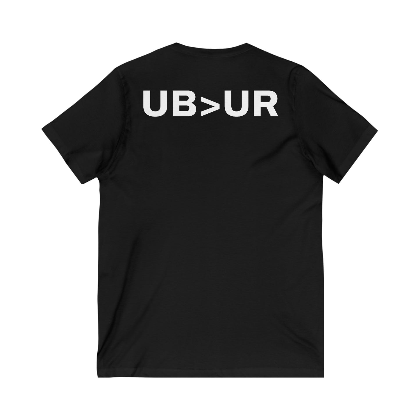 UB>UR-Unisex Jersey Short Sleeve V-Neck Tee