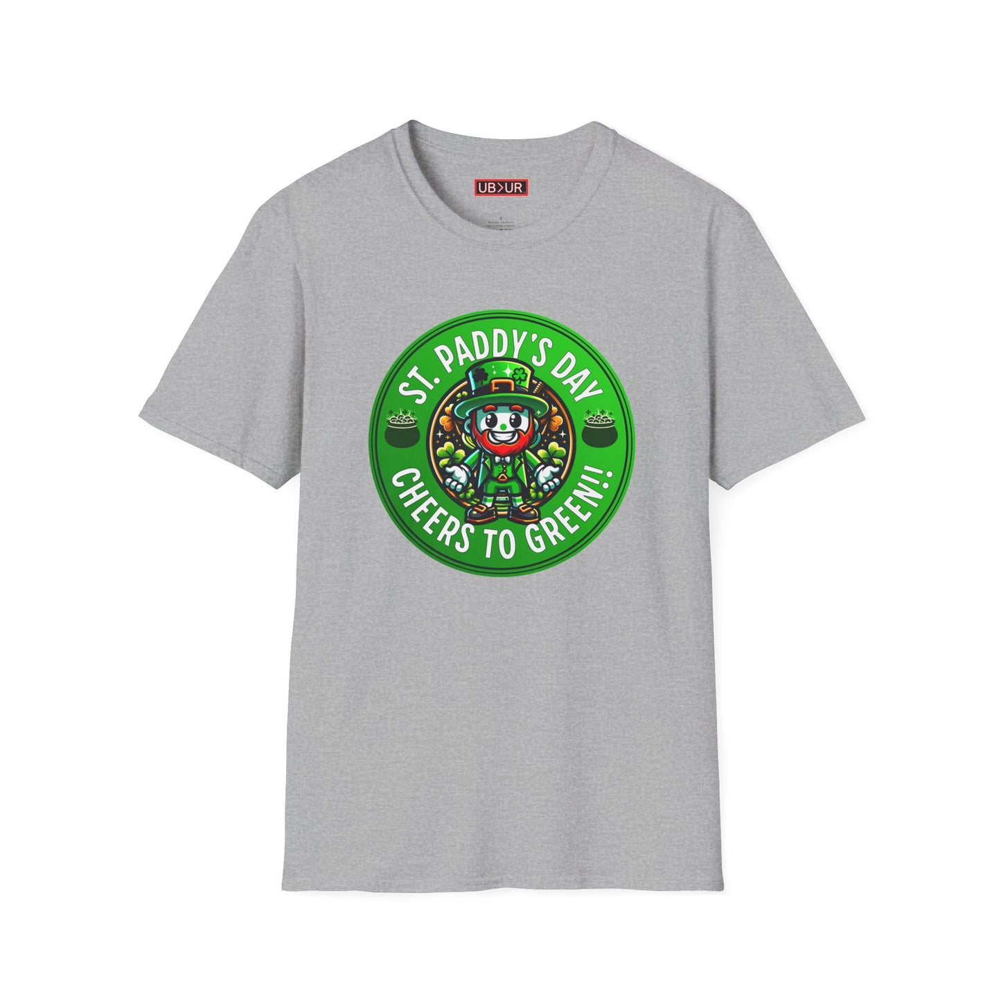 CHEERS TO GREEN-Unisex Softstyle T-Shirt