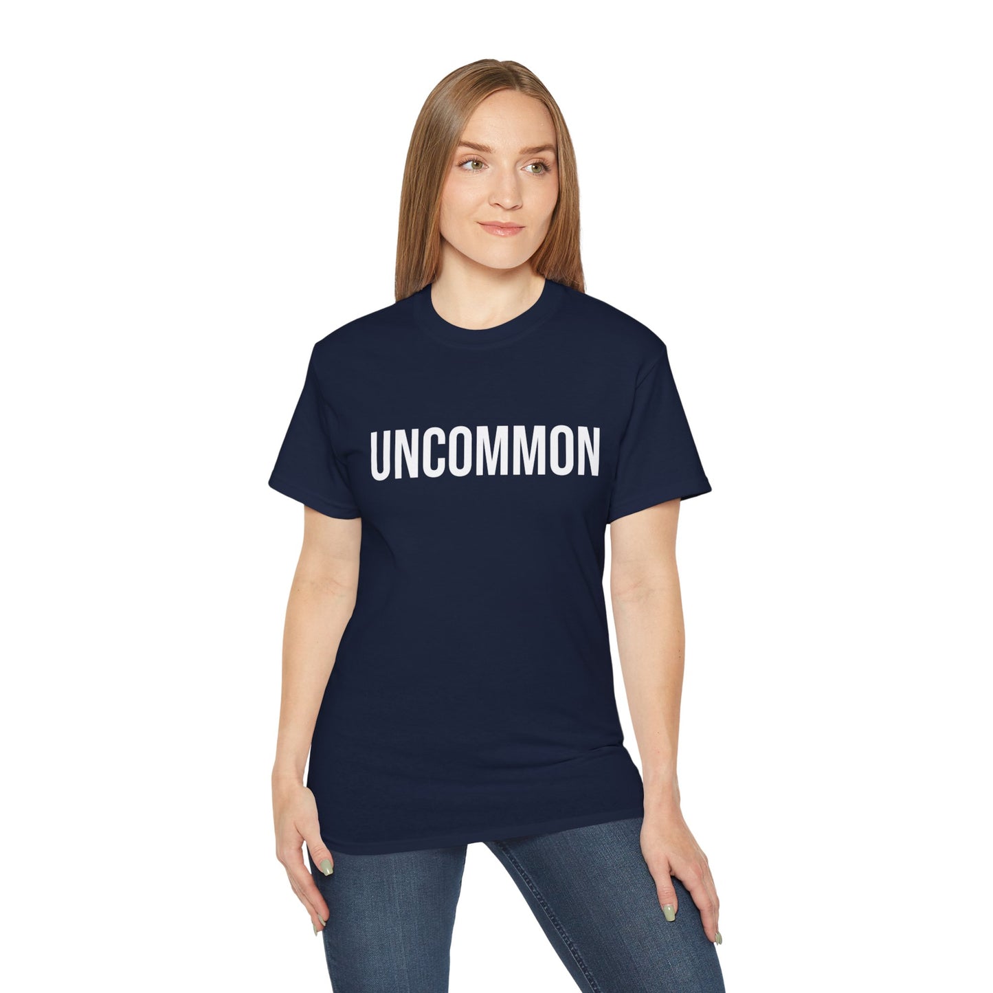 UNCOMMON Unisex Ultra Cotton T-shirt with UB>UR in the back.