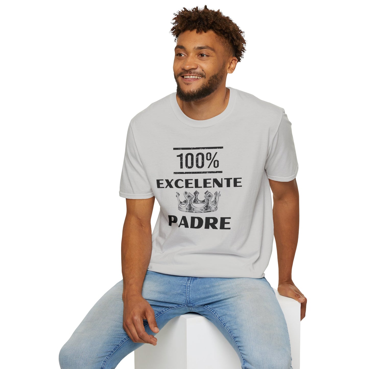 100% Excelente Padre- Unisex Softstyle T-Shirt