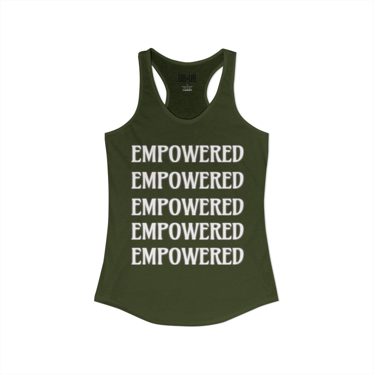 EMPOWERED-Women's Ideal Racerback Tank