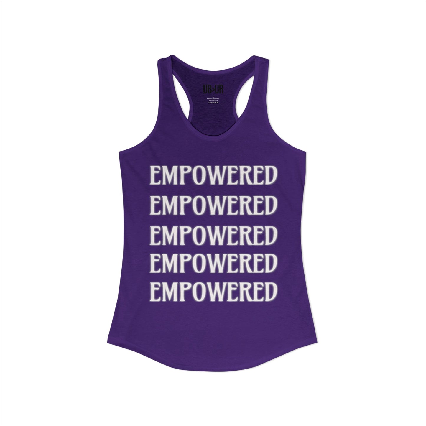 EMPOWERED-Women's Ideal Racerback Tank