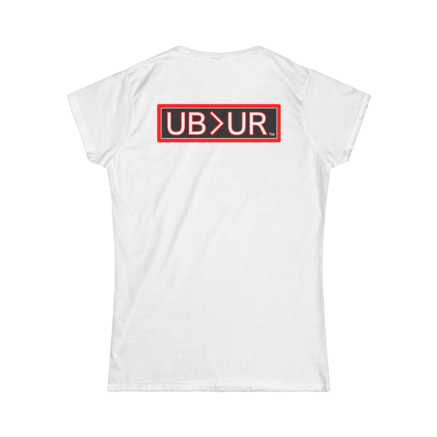 Women's BLESSED Soft T-shirt with UB>UR, Cancer aid