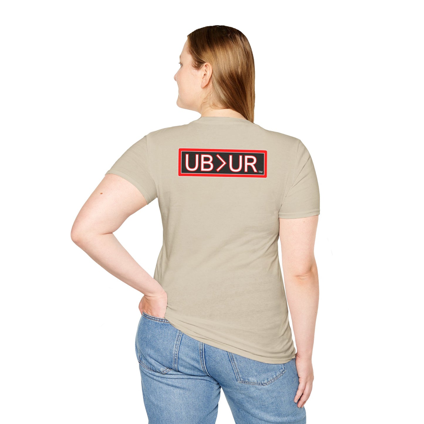 SUPERNATURAL-Unisex Softstyle T-Shirt-UB>UR on the back