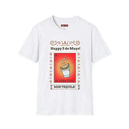 CINCO DE MAYO-MAS TEQUILA, Unisex Softstyle T-Shirt