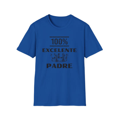 100% Excelente Padre- Unisex Softstyle T-Shirt