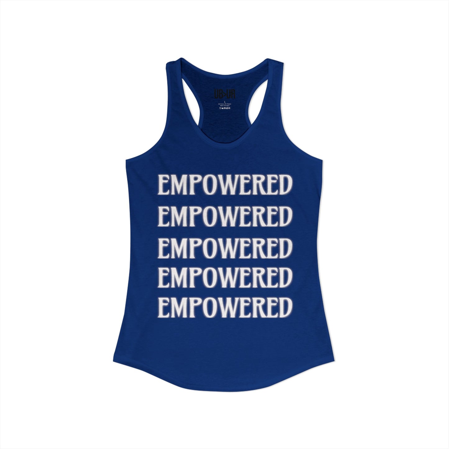 EMPOWERED-Women's Ideal Racerback Tank