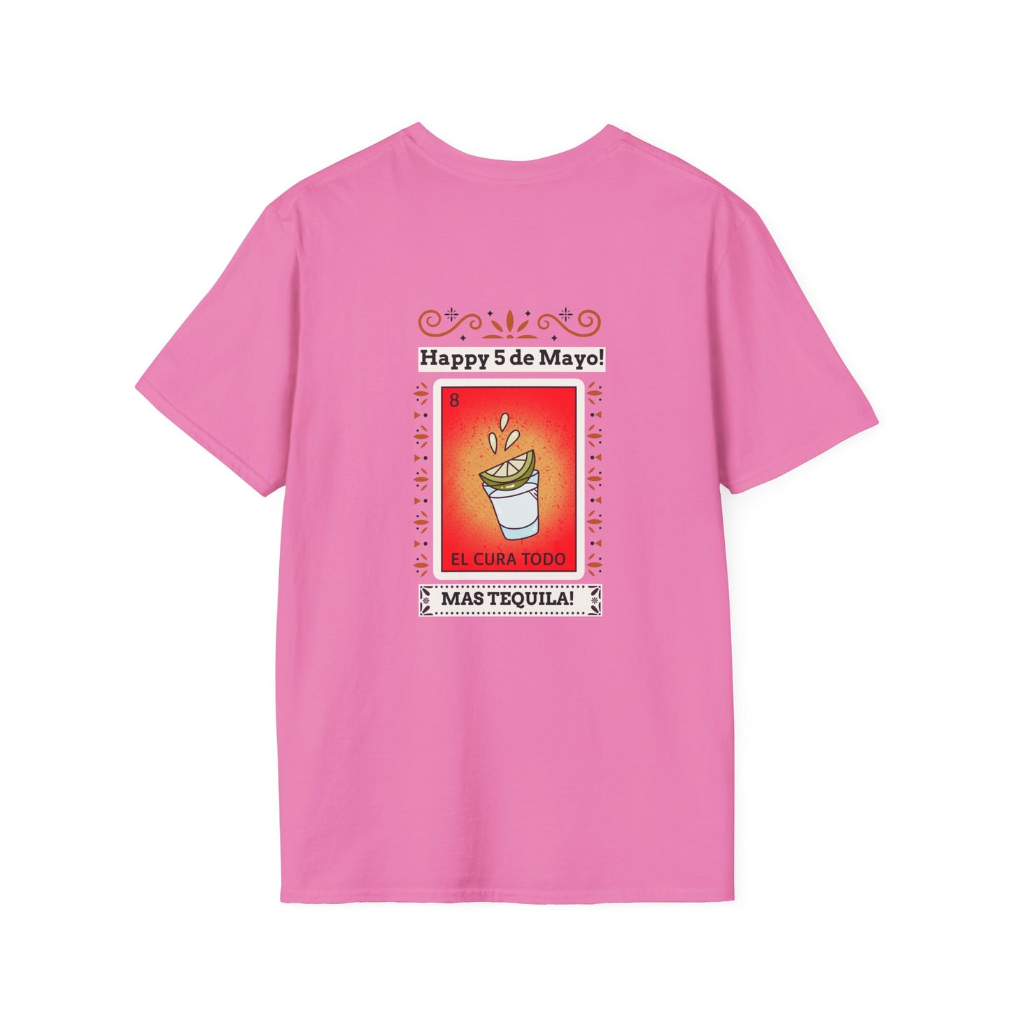 CINCO DE MAYO-MAS TEQUILA, Unisex Softstyle T-Shirt