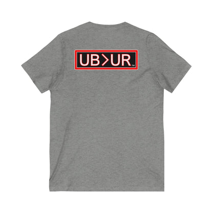 Unyielding UB>UR-Unisex Jersey Short Sleeve V-Neck Tee