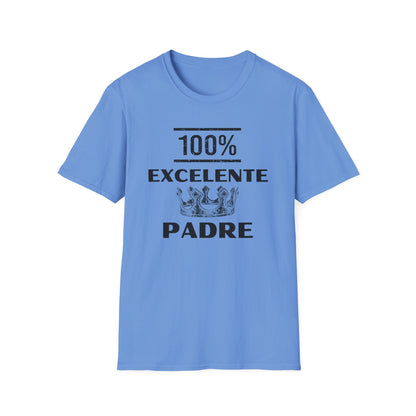 100% Excelente Padre- Unisex Softstyle T-Shirt