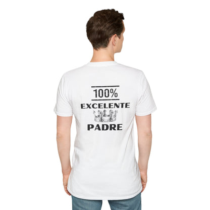 100% Excelente Padre- Unisex Softstyle T-Shirt