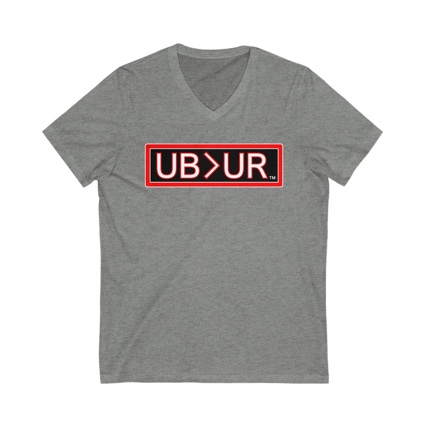 UB>UR- Unisex Jersey Short Sleeve V-Neck Tee