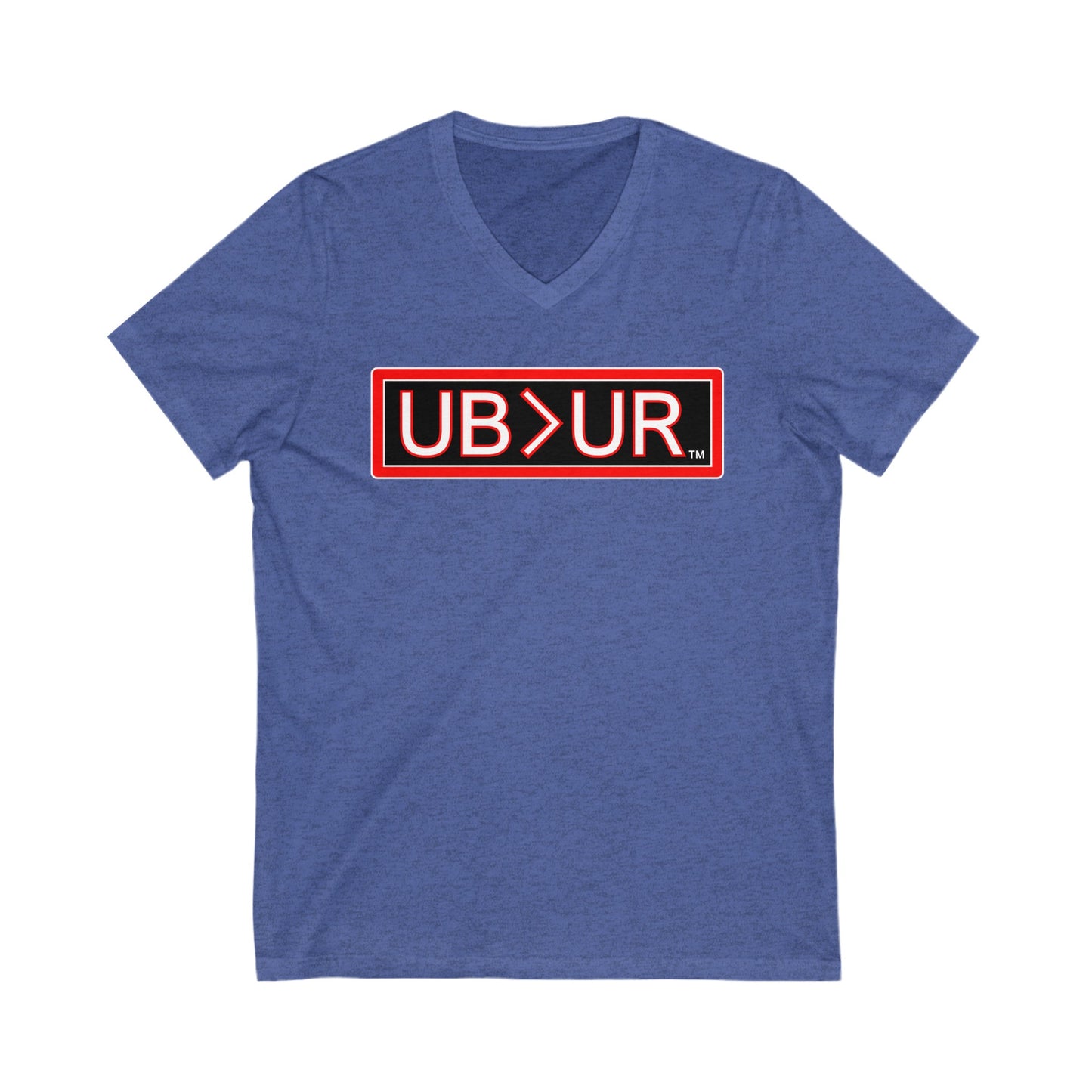 UB>UR- Unisex Jersey Short Sleeve V-Neck Tee