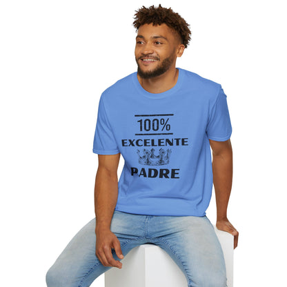 100% Excelente Padre- Unisex Softstyle T-Shirt