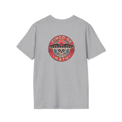 CINCO DE MAYO- SUGAR SKULL, Unisex Softstyle T-Shirt