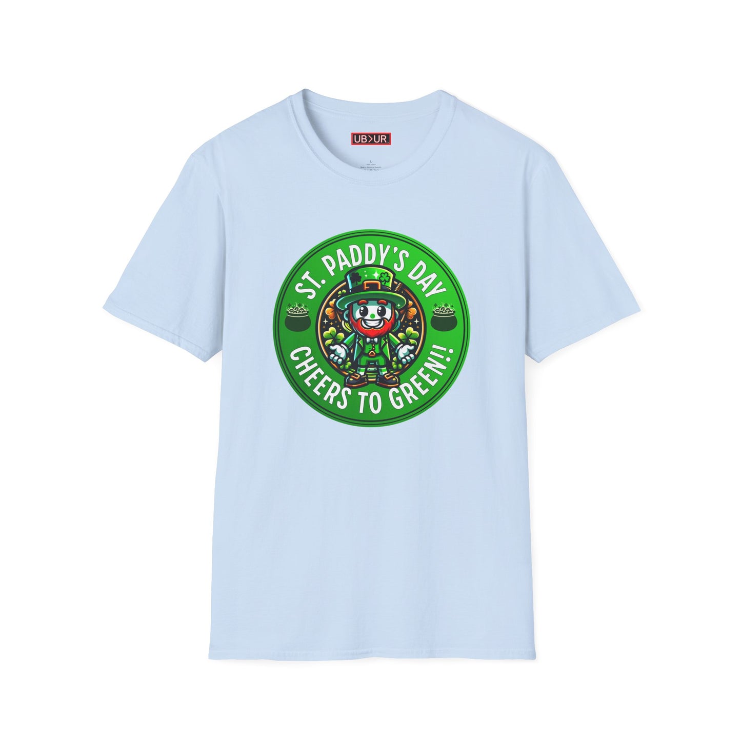 CHEERS TO GREEN-Unisex Softstyle T-Shirt