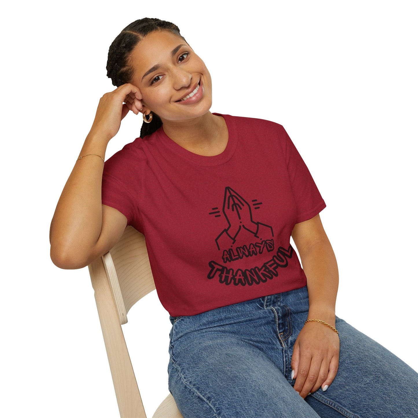 Always Thankful- Unisex Softstyle T-Shirt