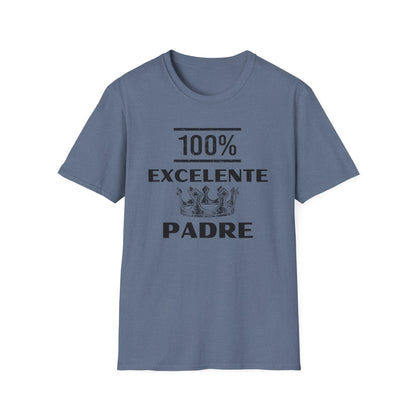 100% Excelente Padre- Unisex Softstyle T-Shirt