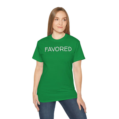 FAVORED Unisex Ultra Cotton Tee with UB>UR in the back