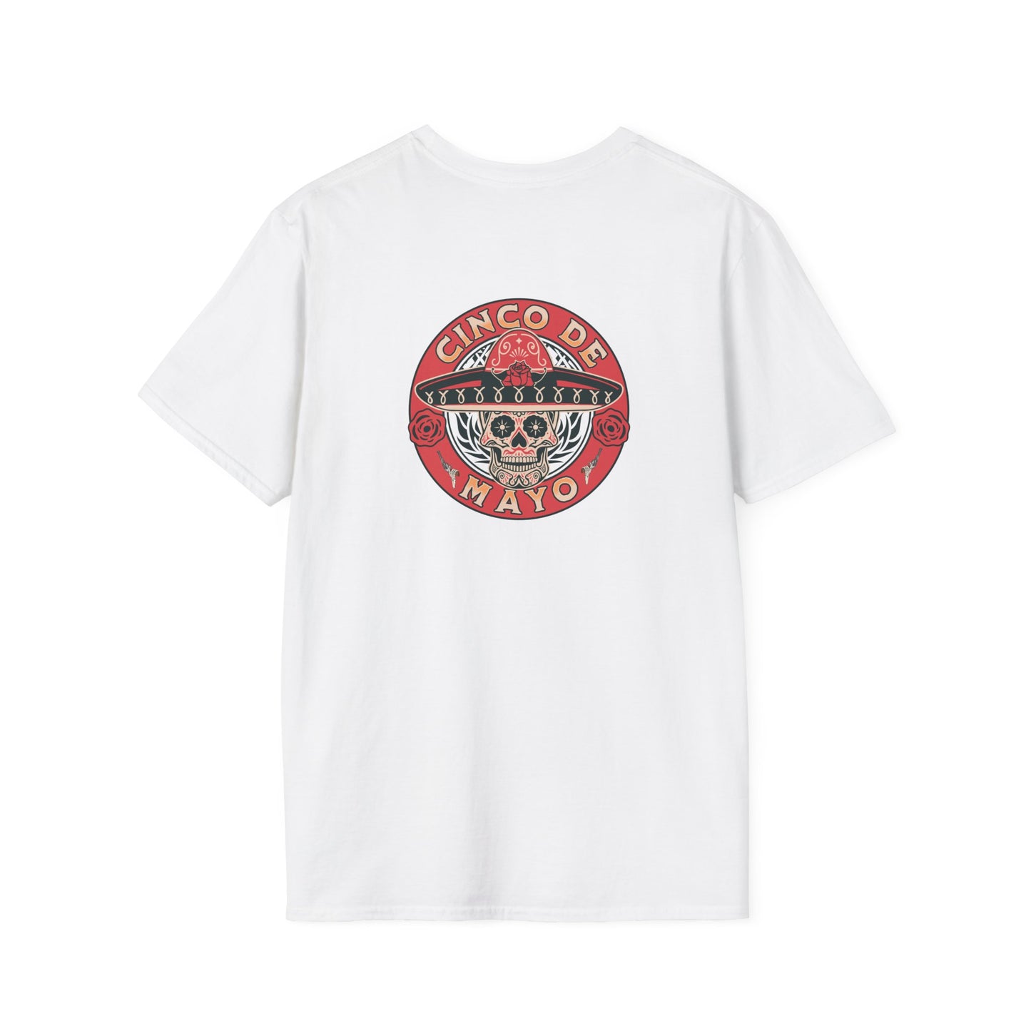 CINCO DE MAYO- SUGAR SKULL, Unisex Softstyle T-Shirt