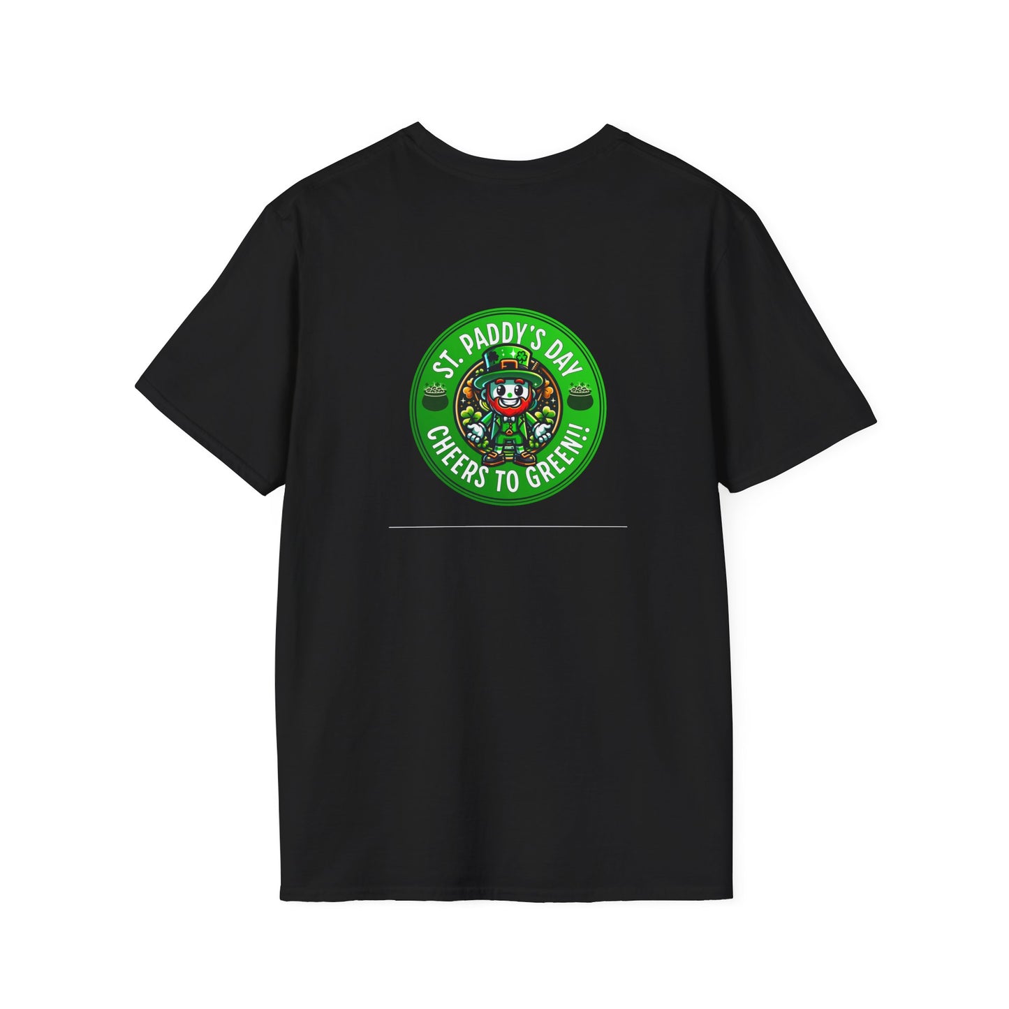 CHEERS TO GREEN-Unisex Softstyle T-Shirt