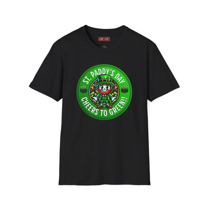 CHEERS TO GREEN-Unisex Softstyle T-Shirt