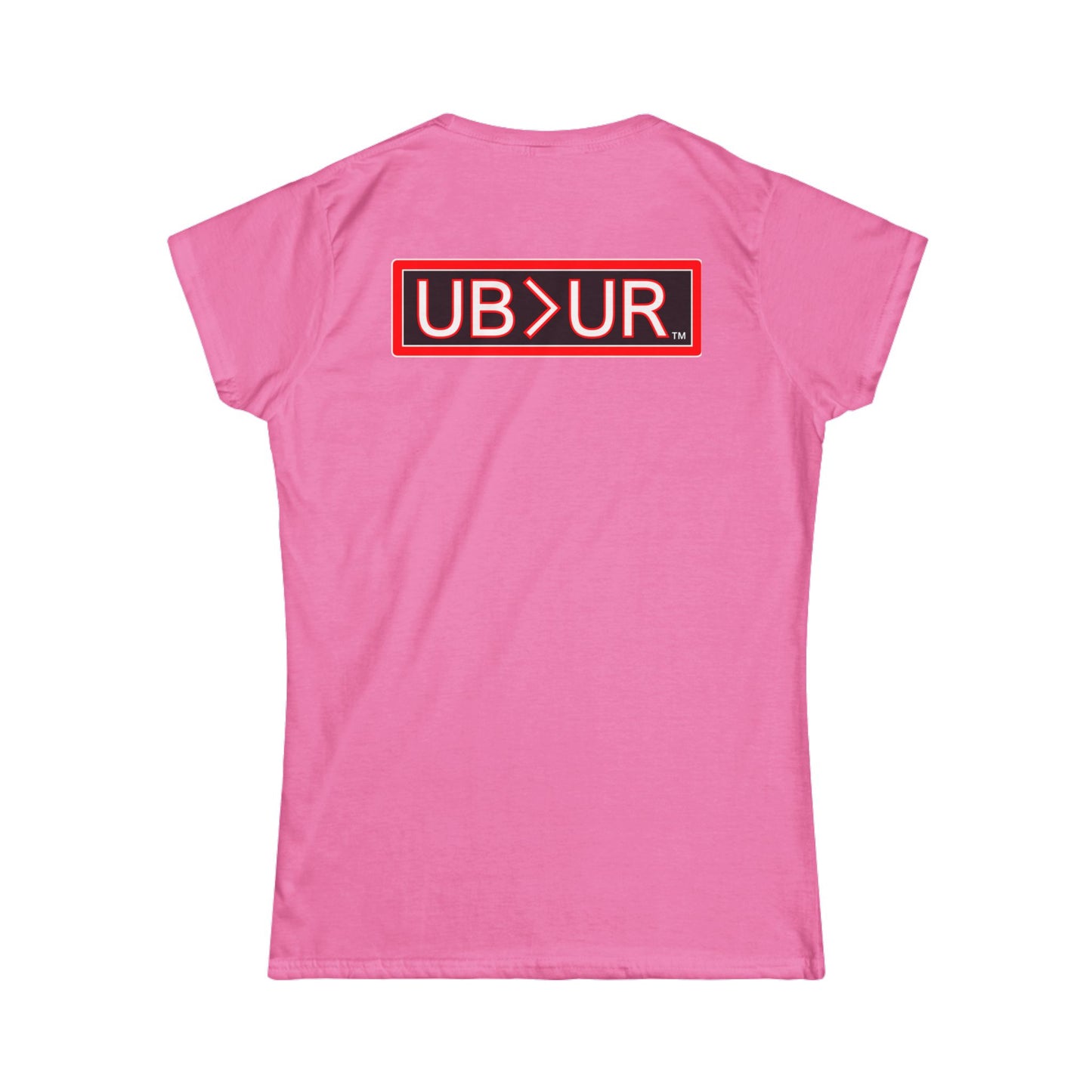 Women's BLESSED Softstyle Tee with UB>UR in the back